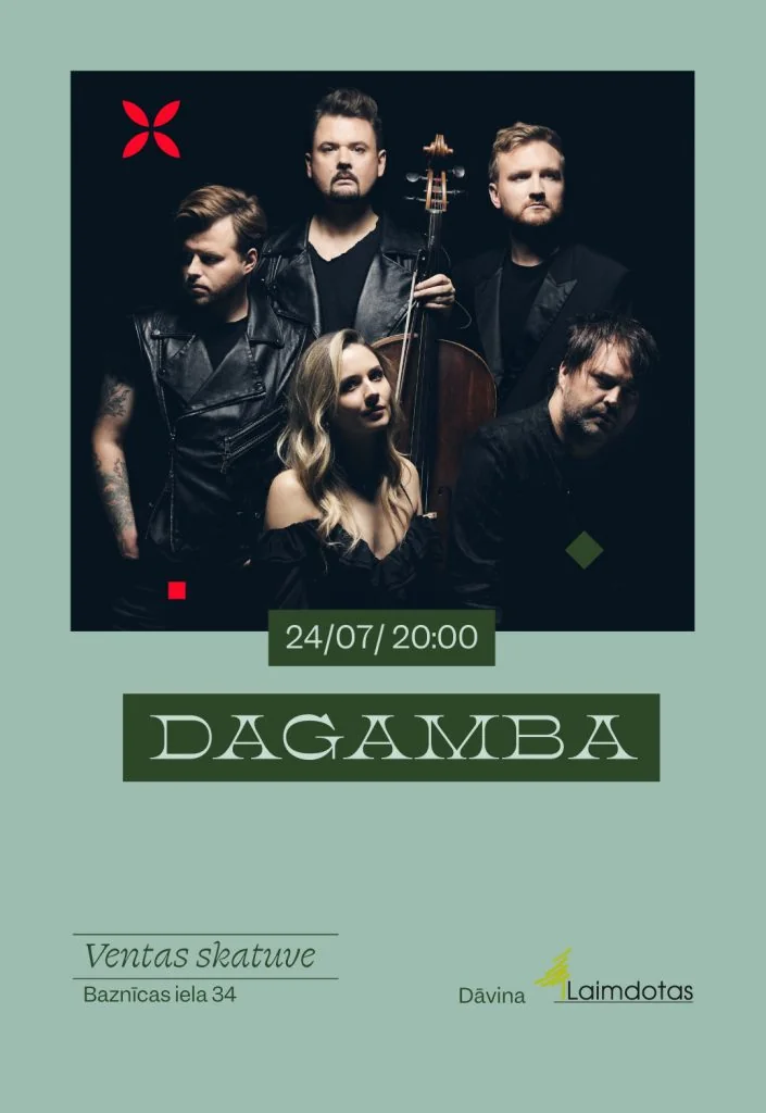 “Dagamba” Kuldīgā 24. jūlijā: koncerts pie senā tilta
