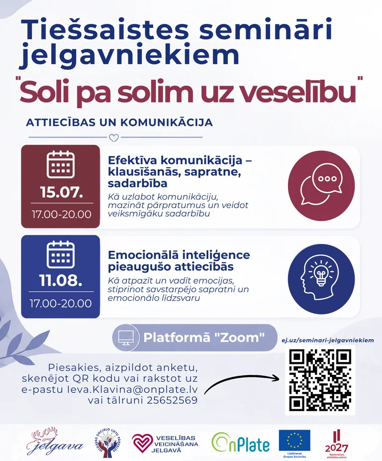 Jelgavā bez maksas mācīs cieņpilnas sarunas Zoom