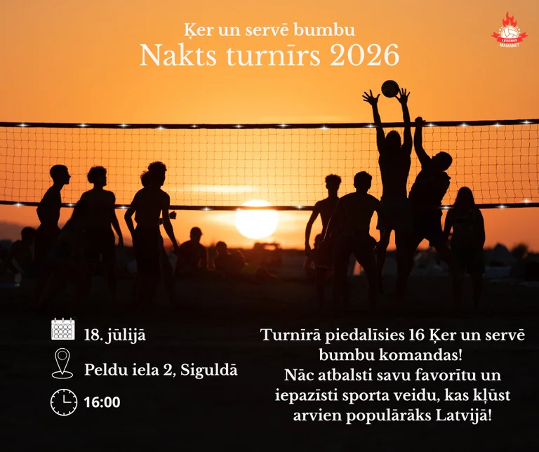 Siguldā 18. jūlijā norisināsies vērienīgs Mamanet nakts turnīrs
