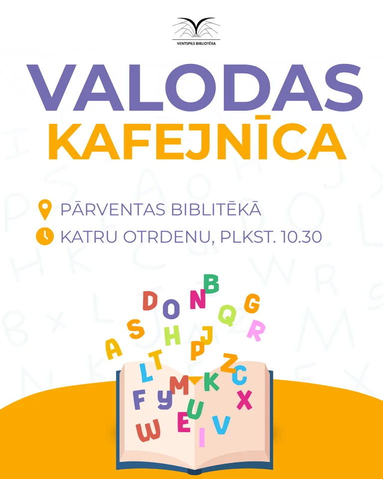 Valodas kafejnīca Pārventas bibliotēkā: uzlabo latviešu valodu