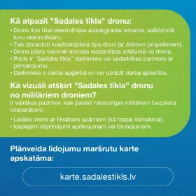 Cēsīs virs elektrolīnijām manīs dronus un helikopterus
