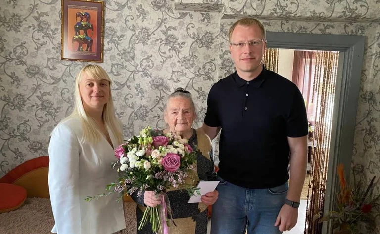 Daugavpilī Jeļena Bičkova 100. jubilejā atskatās uz kara gadiem