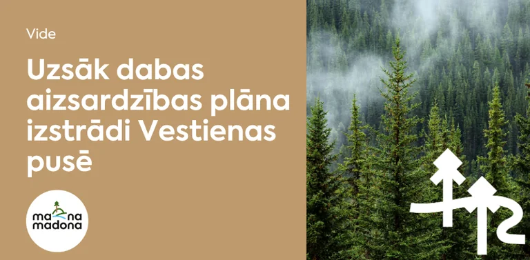 Piecos Madonas pagastos plāno Vestienas dabas nākotni