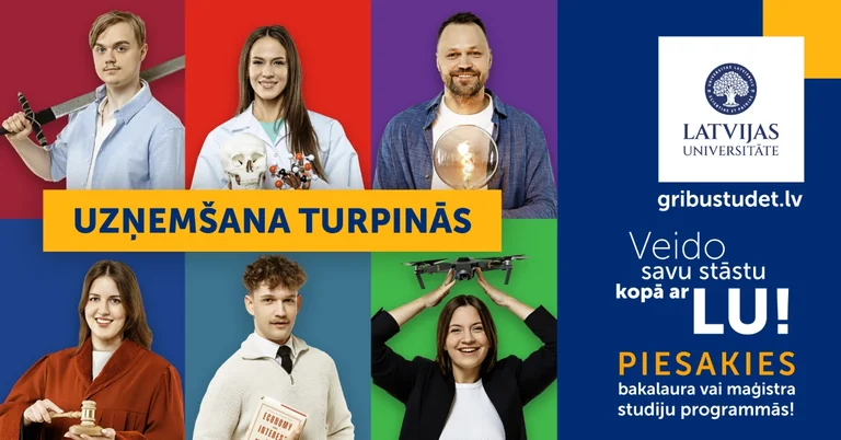 Rīgā vēl tiek pieņemti LU studiju pieteikumi