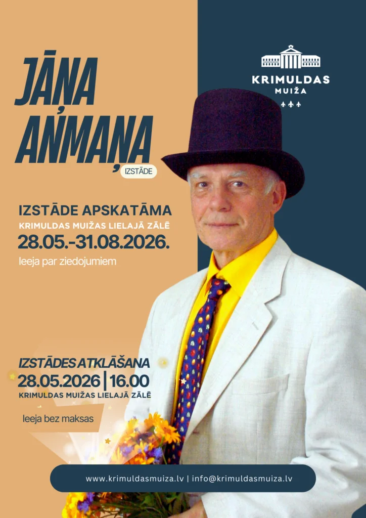 Siguldā līdz 31. augustam skatāma Jāņa Anmaņa izstāde