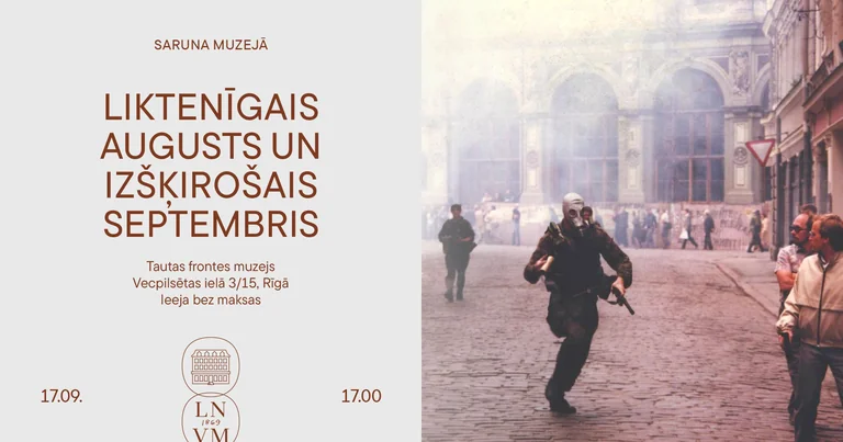 Rīgā bez maksas runās par 1991. gada augusta puču